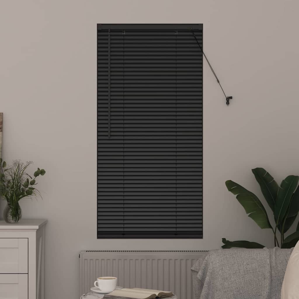 Vidaxl venetiaanse jaloezieën zwart 175 x 65 cm aluminium