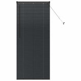 Vidaxl venetiaanse jaloezieën zwart 175 x 75 cm aluminium