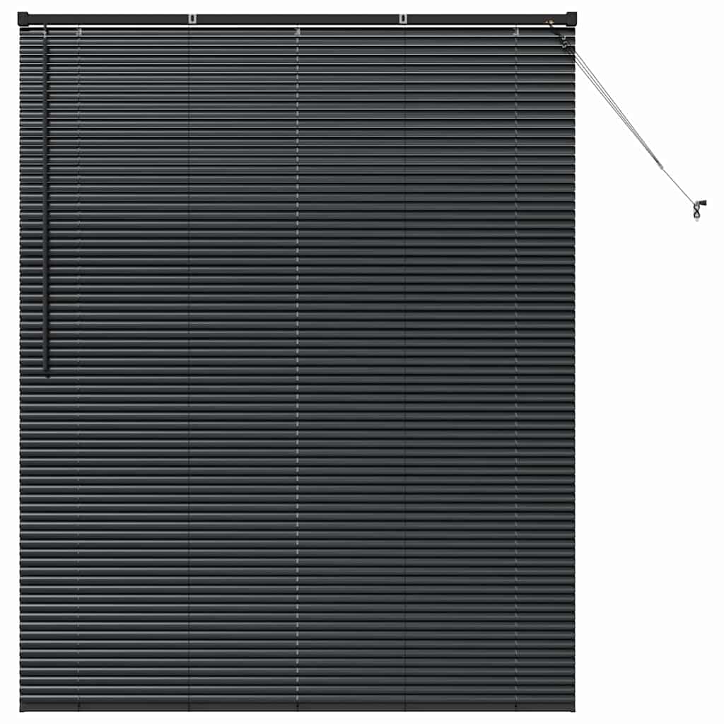 Vidaxl venetiaanse jaloezieën zwart 175 x 140 cm aluminium