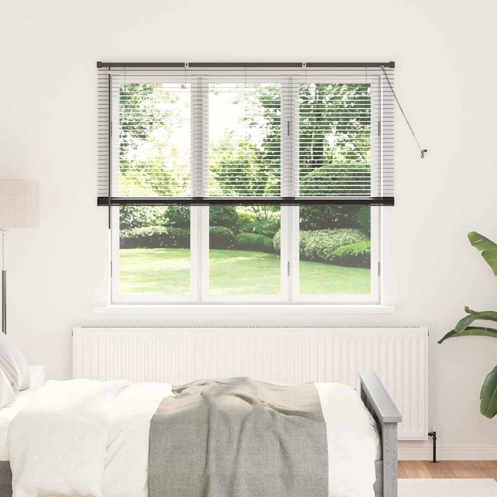 Vidaxl venetiaanse jaloezieën zwart 175 x 155 cm aluminium