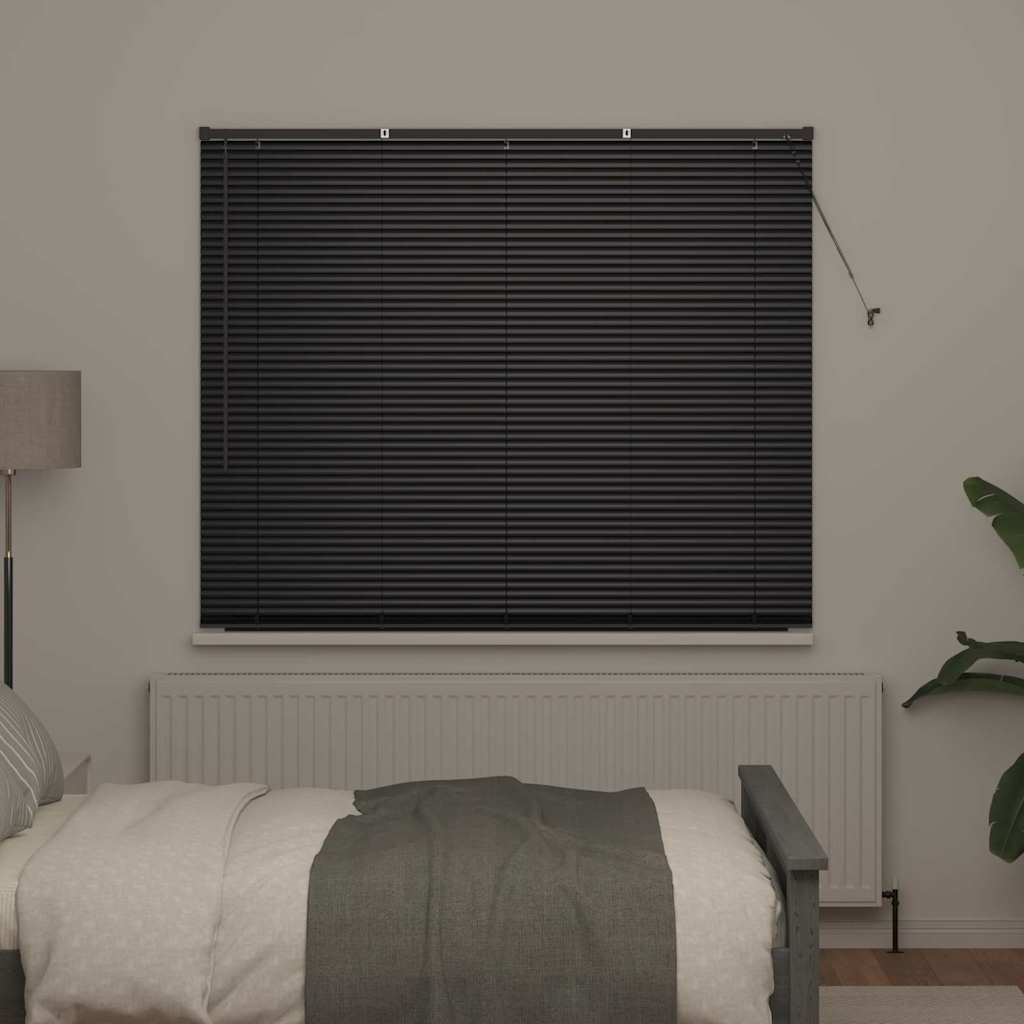 Vidaxl venetiaanse jaloezieën zwart 175 x 155 cm aluminium