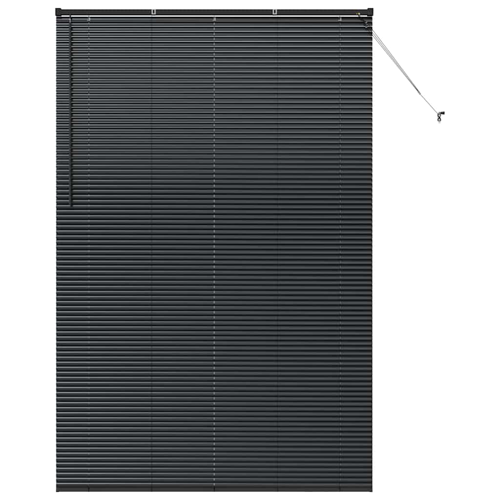 Vidaxl venetiaanse jaloezieën zwart 220 x 140 cm aluminium