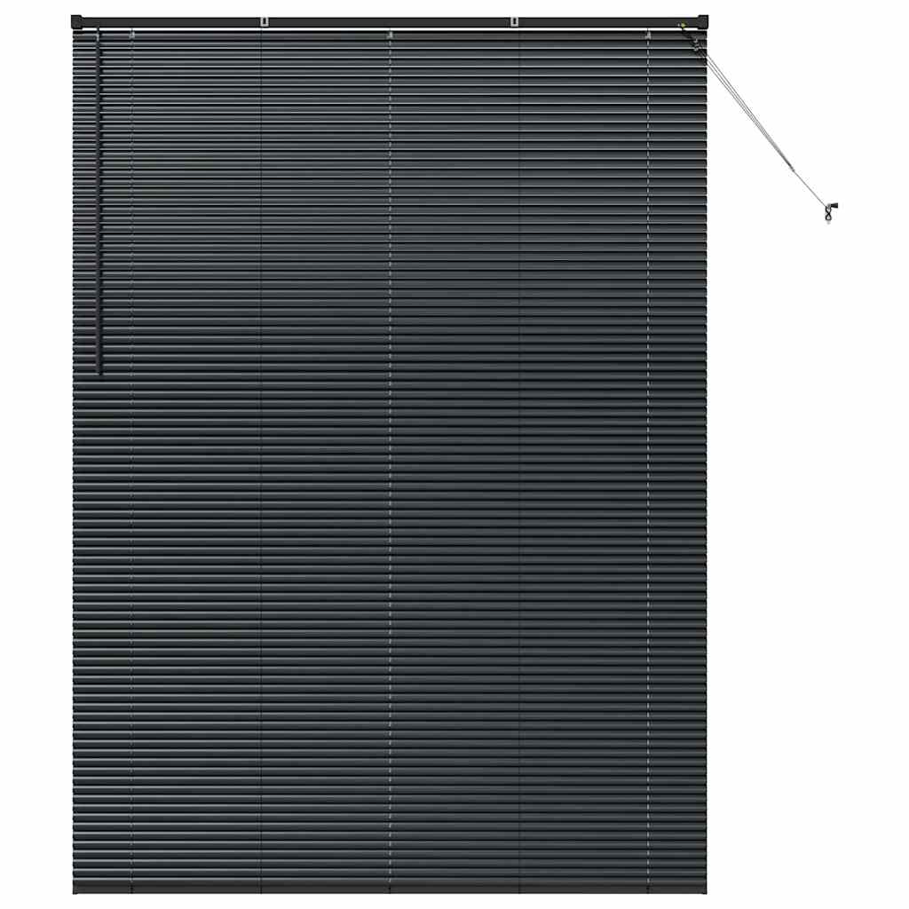 Vidaxl venetiaanse jaloezieën zwart 220 x 155 cm aluminium
