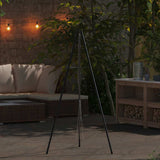 Vidaxl kampvuur tripod zwart 92 x 92 x 151,5 cm staal
