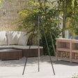 Vidaxl kampvuur tripod zwart 92 x 92 x 151,5 cm staal