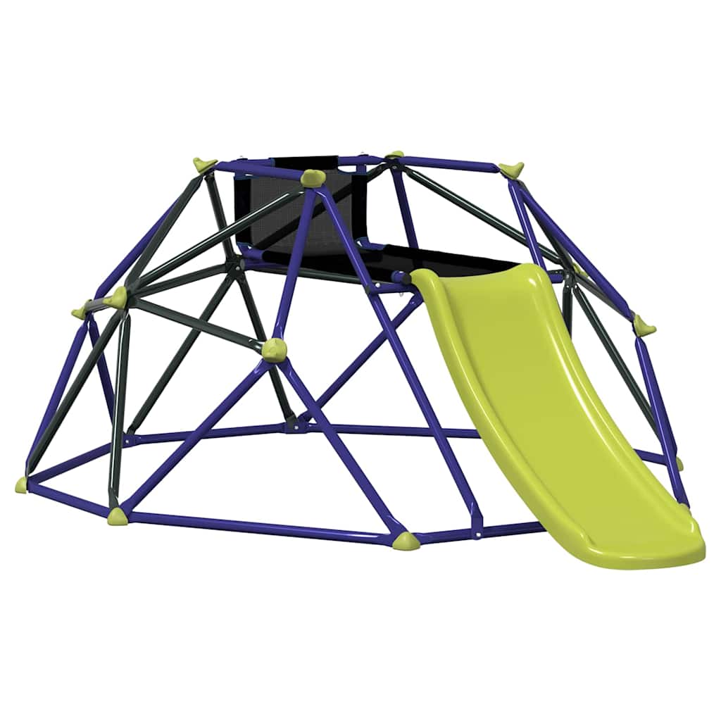 Vidaxl klim koepel blauw staal