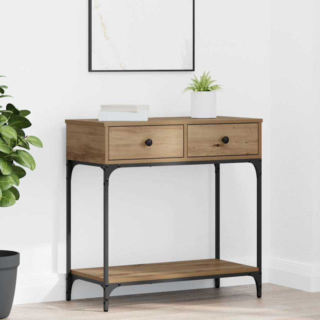 Vidaxl wandtafel artisanaal eikenkleurig 75 x 34,5 x 75 cm