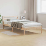 Vidaxl bedframe bruin 215,5 x 85,5 x 69,5 cm massief vurenhout