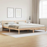 Vidaxl bedframe bruin 215,5 x 185,5 x 69,5 cm massief vurenhout