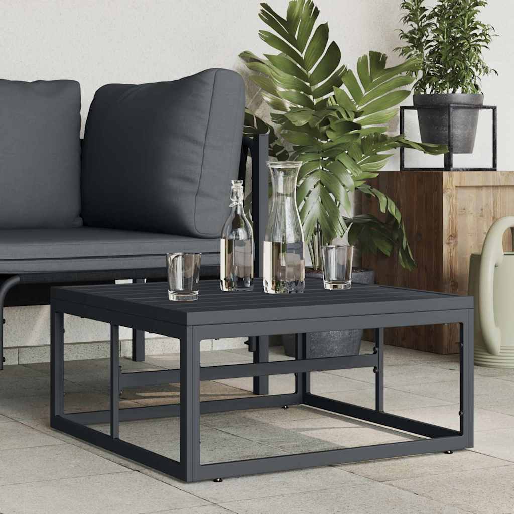 Vidaxl buitenmeubilair antraciet 70 x 70,5 x 32 cm staal