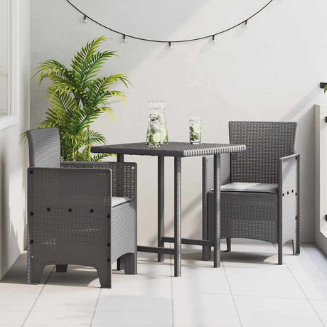 Vidaxl tuinstoel 2 st lichtgrijs polypropyleen