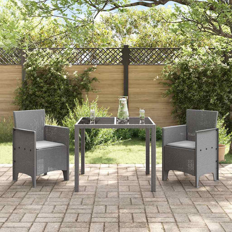 Vidaxl tuinstoel 2 st lichtgrijs polypropyleen