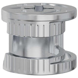 Vidaxl cam lock moeren 4000 pcs zilver staal