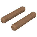 Vidaxl houten dowels 2 pcs bruin ø8 x 35 mm massief hout