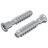 Vidaxl hoofdkapbout 2 pcs zilver m7 x 40 mm staal