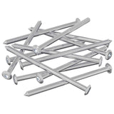 Vidaxl meubelschroeven 12 pcs zilver m6 x 100 mm staal