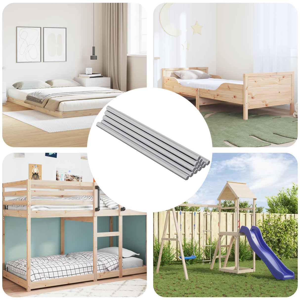 Vidaxl draadstaaf 800 pcs zilver staal