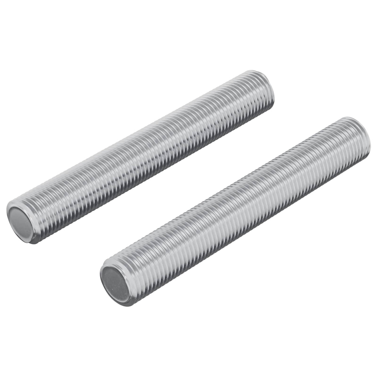 Vidaxl draadstaaf 2 pcs zilver 8 x 55 mm staal