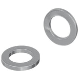 Vidaxl washers 2 pcs zilver 10 x 10 x 1,2 mm staal