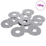 Vidaxl washers 9000 pcs zilver ijzer