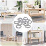 Vidaxl washers 52941 pcs zilver ijzer