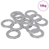 Vidaxl washers 52941 pcs zilver ijzer