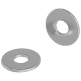 Vidaxl washers 2 pcs zilver 12 x 12 x 1,2 cm ijzer