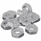 Vidaxl zeshoekige moeren 3600 pcs zilver ijzer