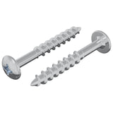 Vidaxl bout 2 pcs zilver 9,8 x 35 mm ijzer