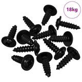 Vidaxl zelftappende nagel 16364 pcs zwart 3,5 x 12 mm ijzer