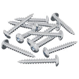 Vidaxl houten schroef 8182 pcs zilver m4 x 28 mm ijzer