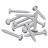 Vidaxl houten schroeven 8451 pcs zilver staal