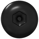 Vidaxl moffenmoeren 12 pcs zwart m4 x 14,5 mm ijzer