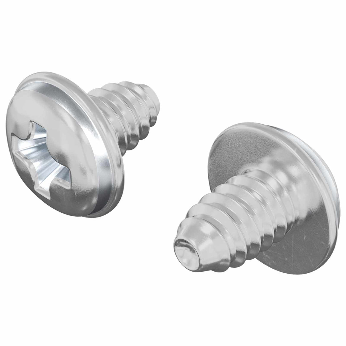 Vidaxl vergrendelingsschroeven 2 pcs zilver m4 x 5 mm ijzer