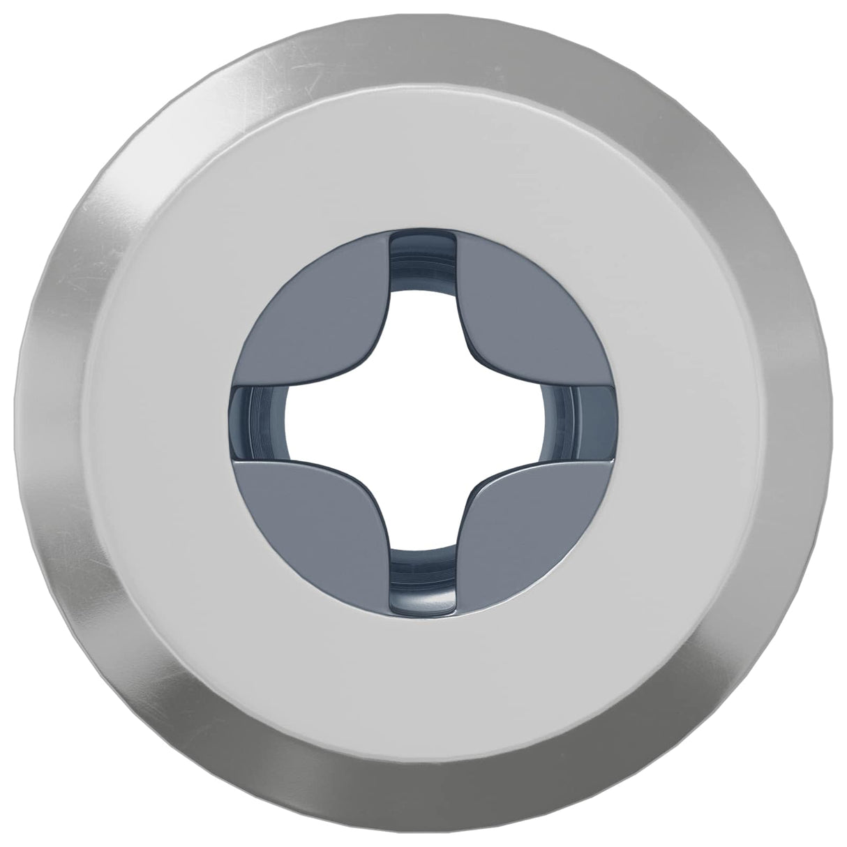 Vidaxl slotmoer 2 pcs zilver m6 x 15 mm staal