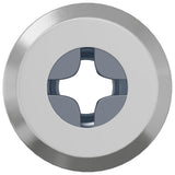 Vidaxl slotmoer 2 pcs zilver m6 x 15 mm staal