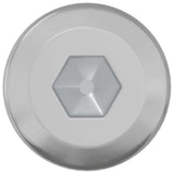 Vidaxl slotschroef effen 2 pcs zilver m6 x 35 mm staal