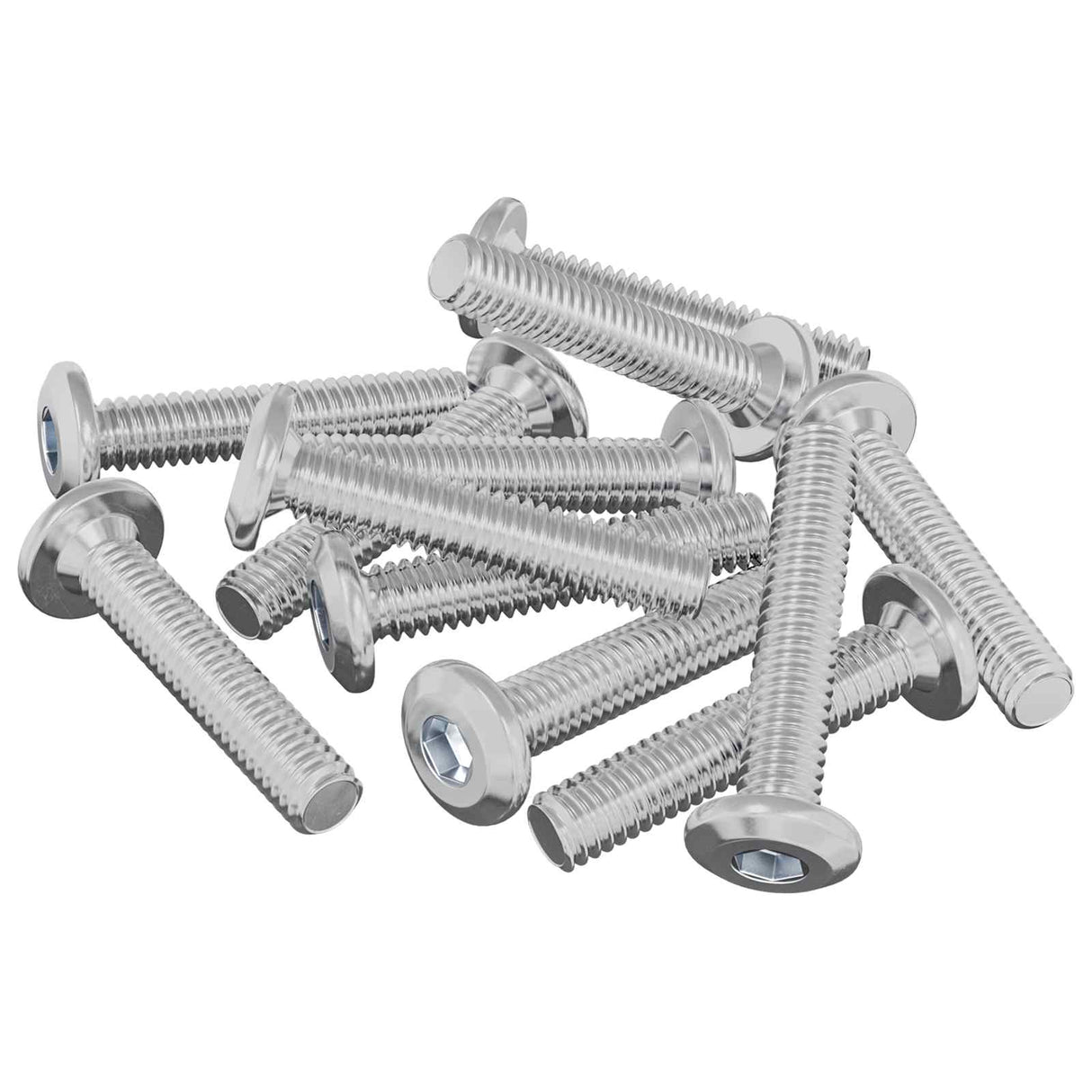 Vidaxl vergrendelingsschroef 2647 pcs zilver staal
