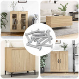 Vidaxl vergrendelingsschroef 2514 pcs zilver staal