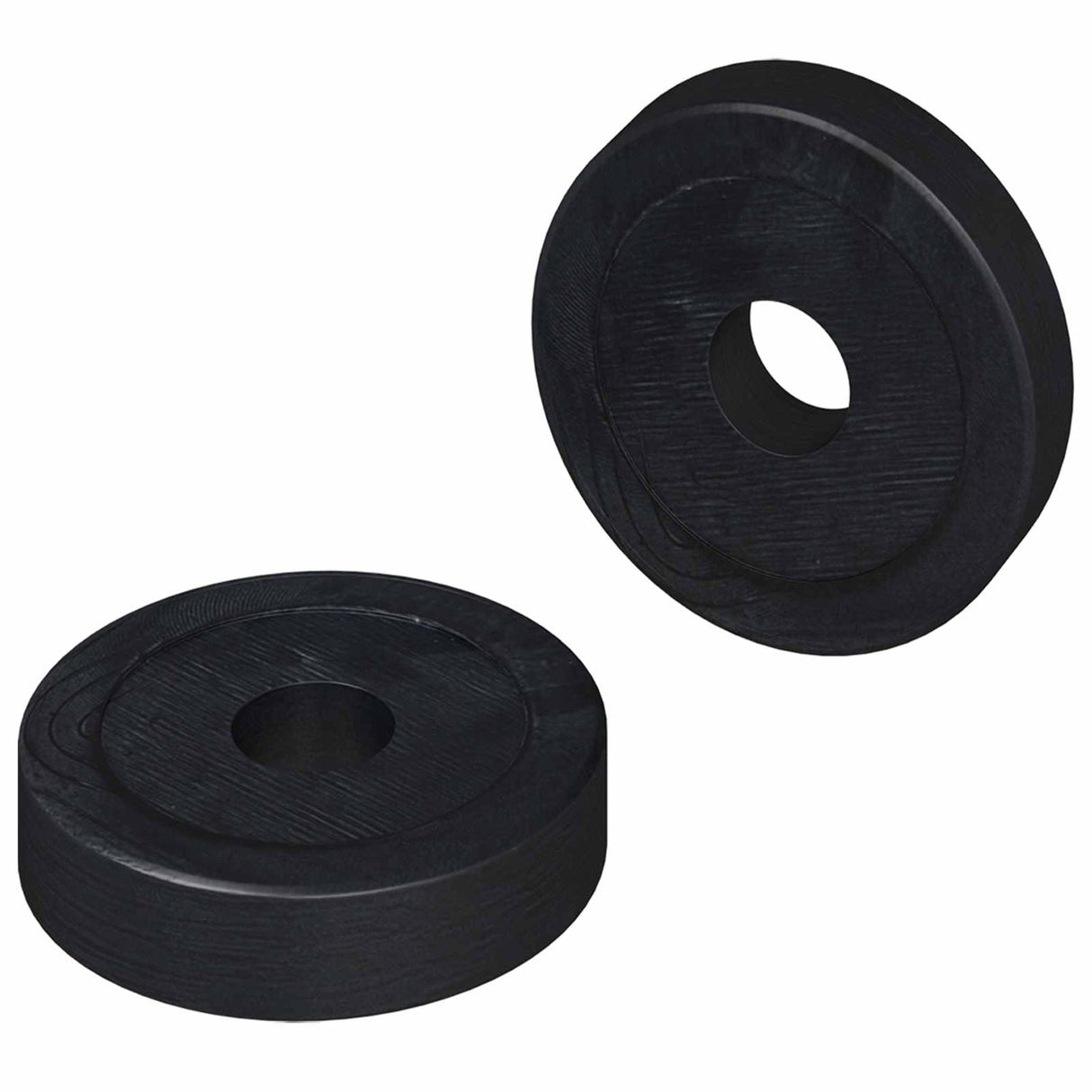 Vidaxl geschikt voor vlakke ringen 2 pcs zwart ∅15 x 3 mm