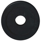 Vidaxl geschikt voor vlakke ringen 2 pcs zwart ∅15 x 3 mm