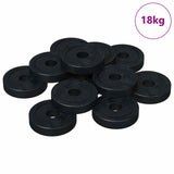 Vidaxl geschikt voor vlakke ringen 36000 pcs zwart ∅15 x 3 mm