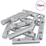 Vidaxl moer 12 pcs verzinkt 60 x 12 mm ijzer