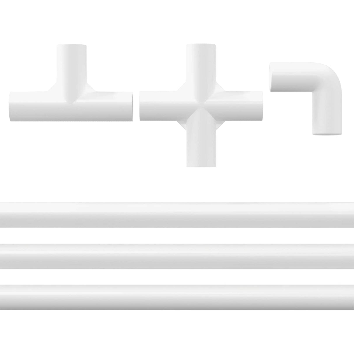 Vidaxl pvc pijp 12 pcs wit 12,2 x 1,8 x 500 mm pp en pe