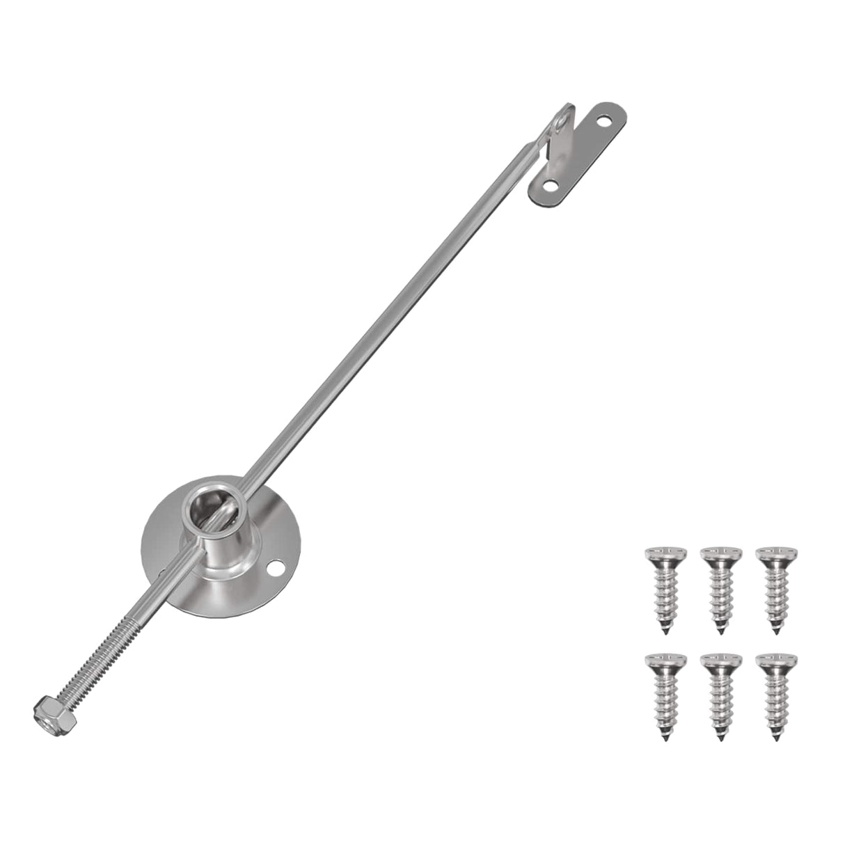Vidaxl gasveer 12 pcs zilver 190 mm ijzer