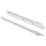 Vidaxl ladegeleider 2 pcs wit 300 mm staal
