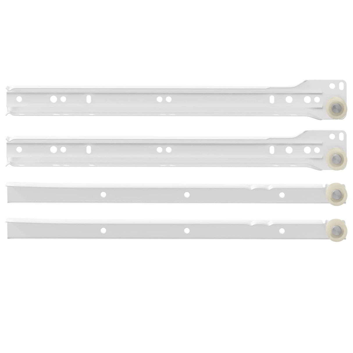 Vidaxl ladegeleider 73 pcs wit staal