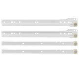 Vidaxl ladegeleider 73 pcs wit staal