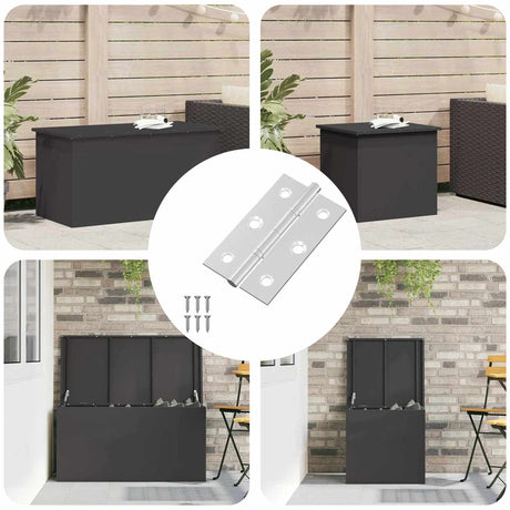 Vidaxl scharnier effen 899 pcs zilver 58 x 35 x 1 mm staal