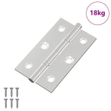 Vidaxl scharnier effen 899 pcs zilver 58 x 35 x 1 mm staal